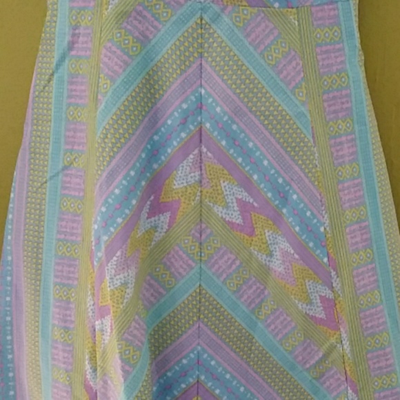 Modcloth Retro Geometric Summer Dress Sz XS NWOT - Picture 3 of 8
